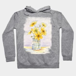 Yellow Cosmos, Still Life Hoodie